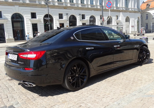 Maserati Quattroporte cena 260000 przebieg: 73000, rok produkcji 2014 z Warszawa małe 781